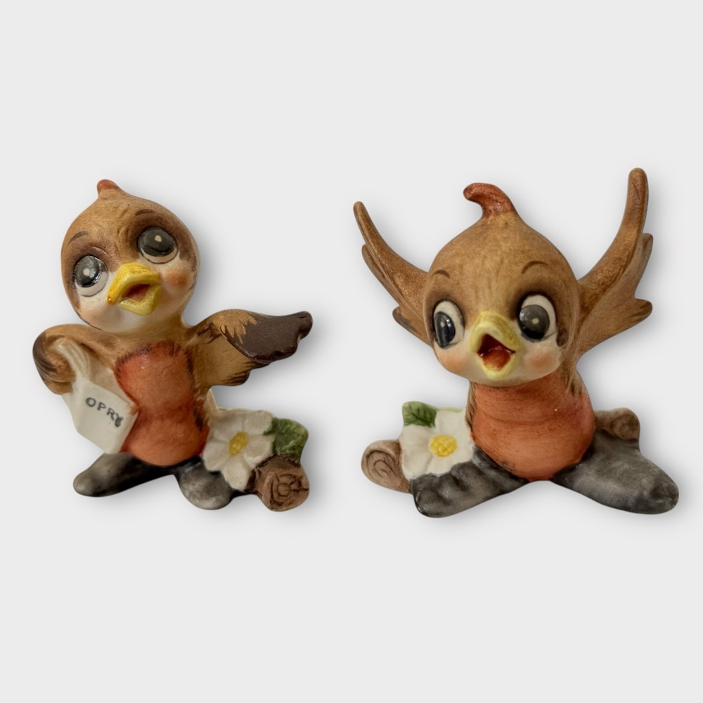 Vintage Josef Originals Robin Figures
